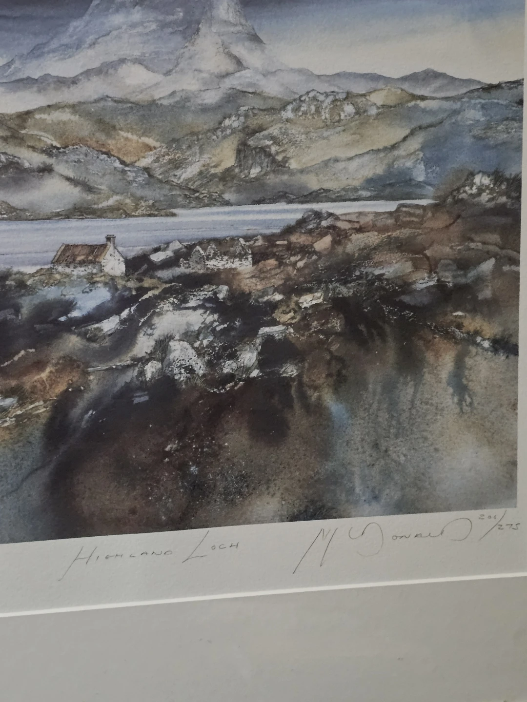 Highland Loch Signed Limited Edition Print - photo 3