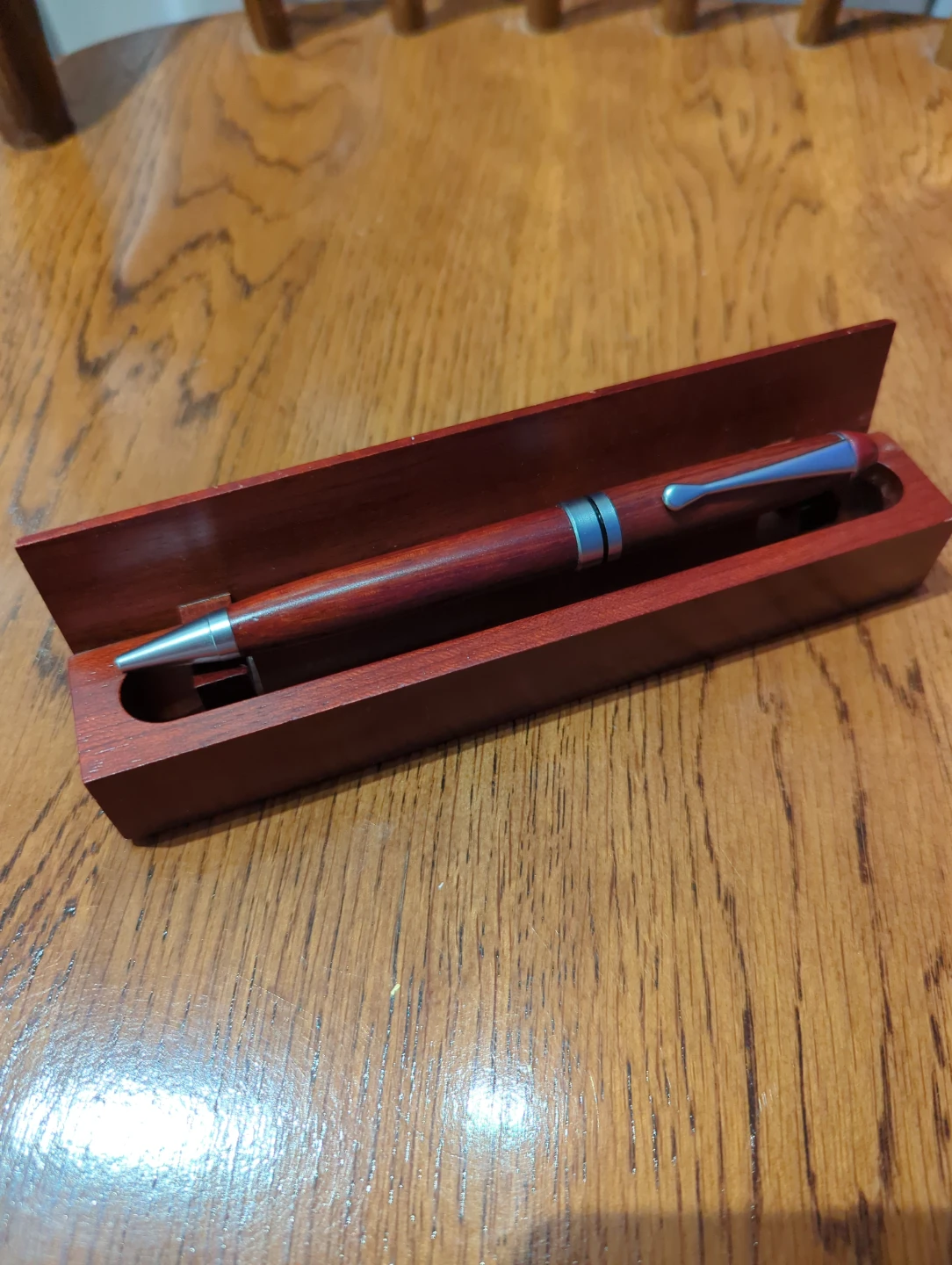 Wooden Ballpoint Pen with Case - photo 2