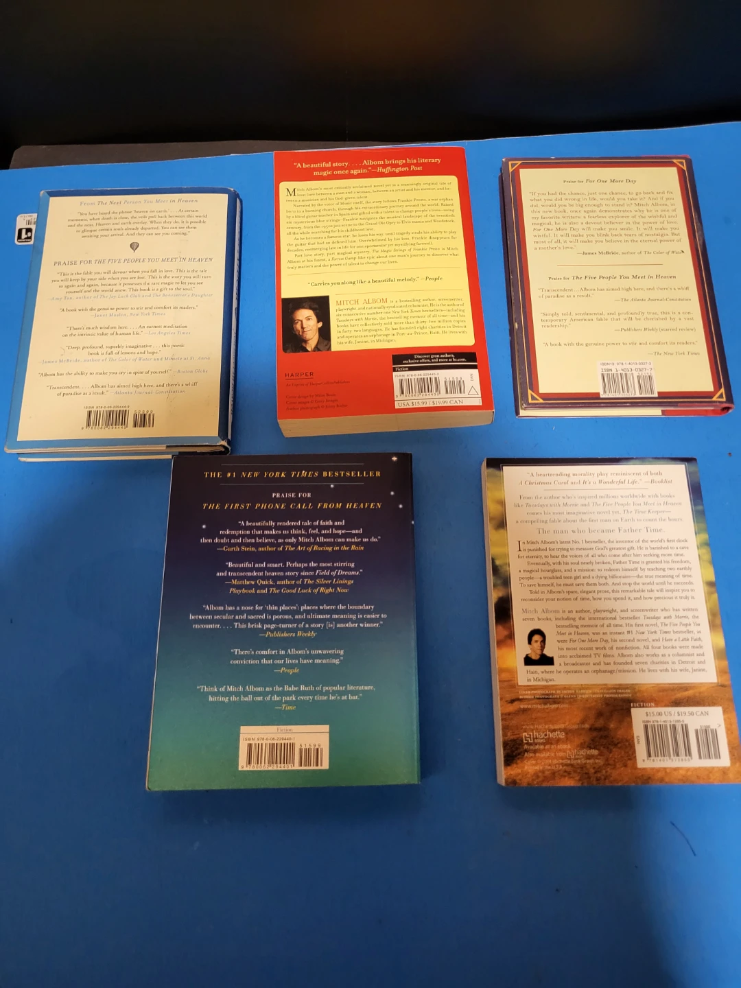 Set of 5 Mitch Albom Book Novels - photo 2