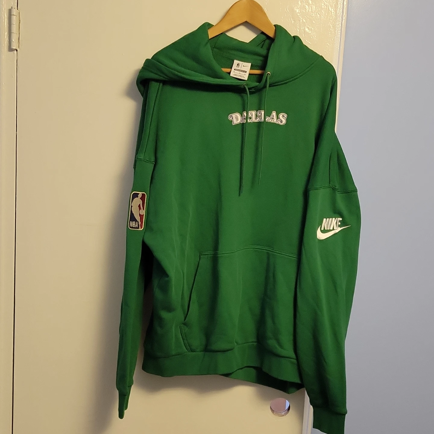 Nike Dallas NBA Oversized Hoodie Green XL - photo 2