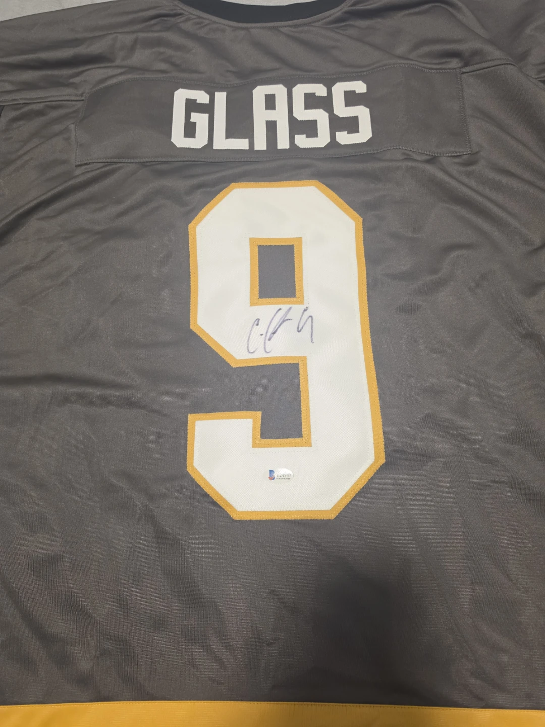 Cody Glass Signed Jersey