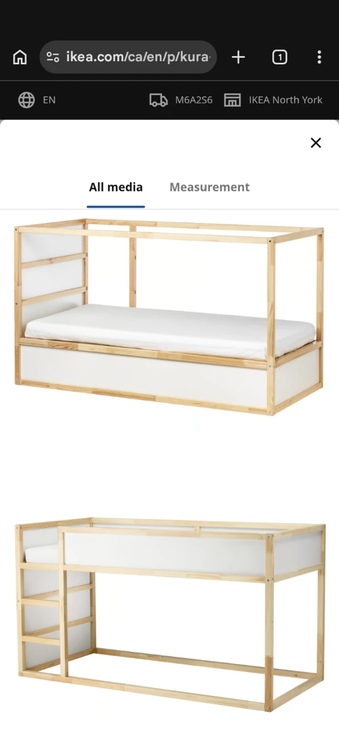 IKEA KURA reversible bed - photo 3