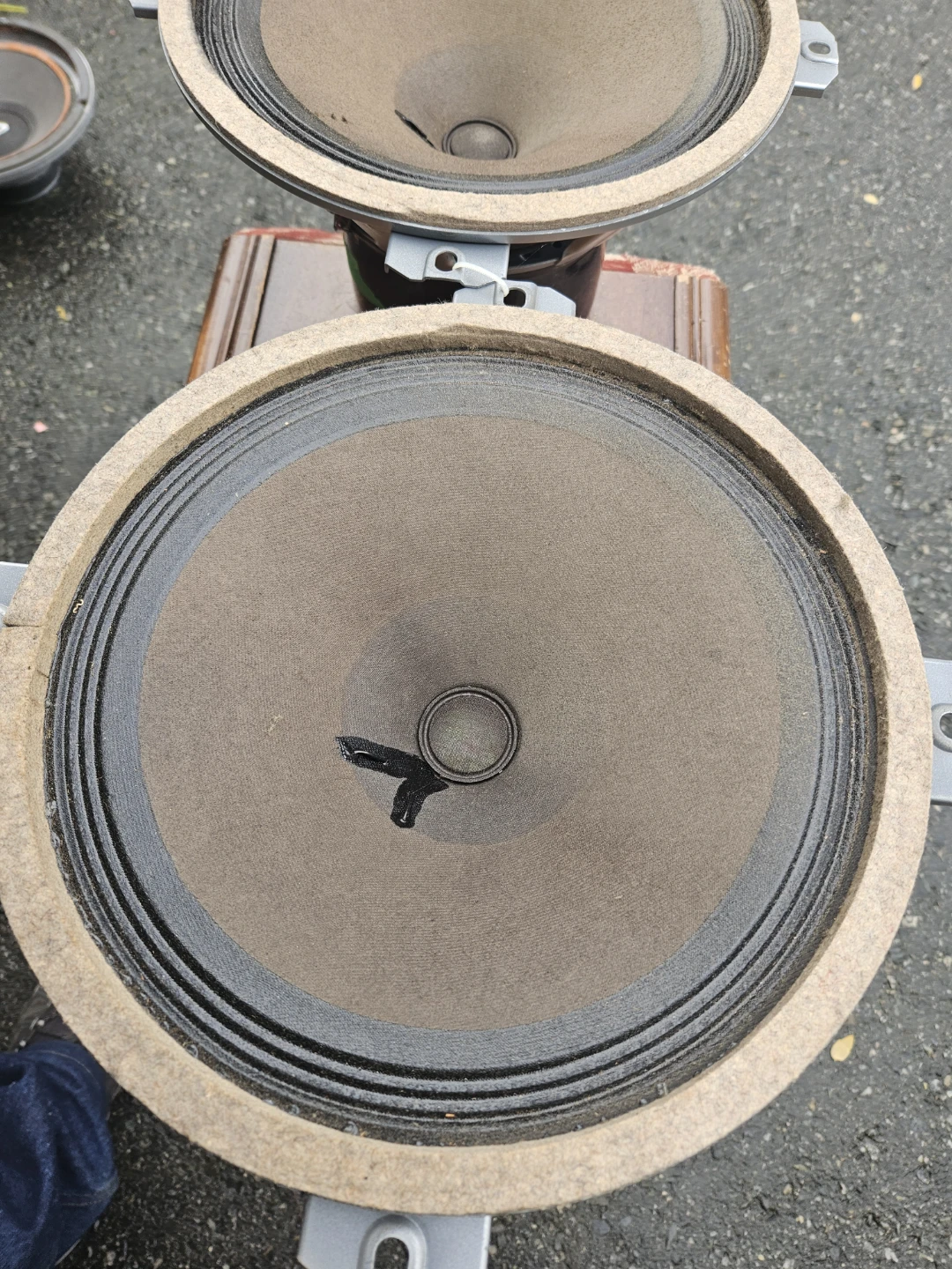 Pair of Vintage 17cm Replacement Speakers - photo 3