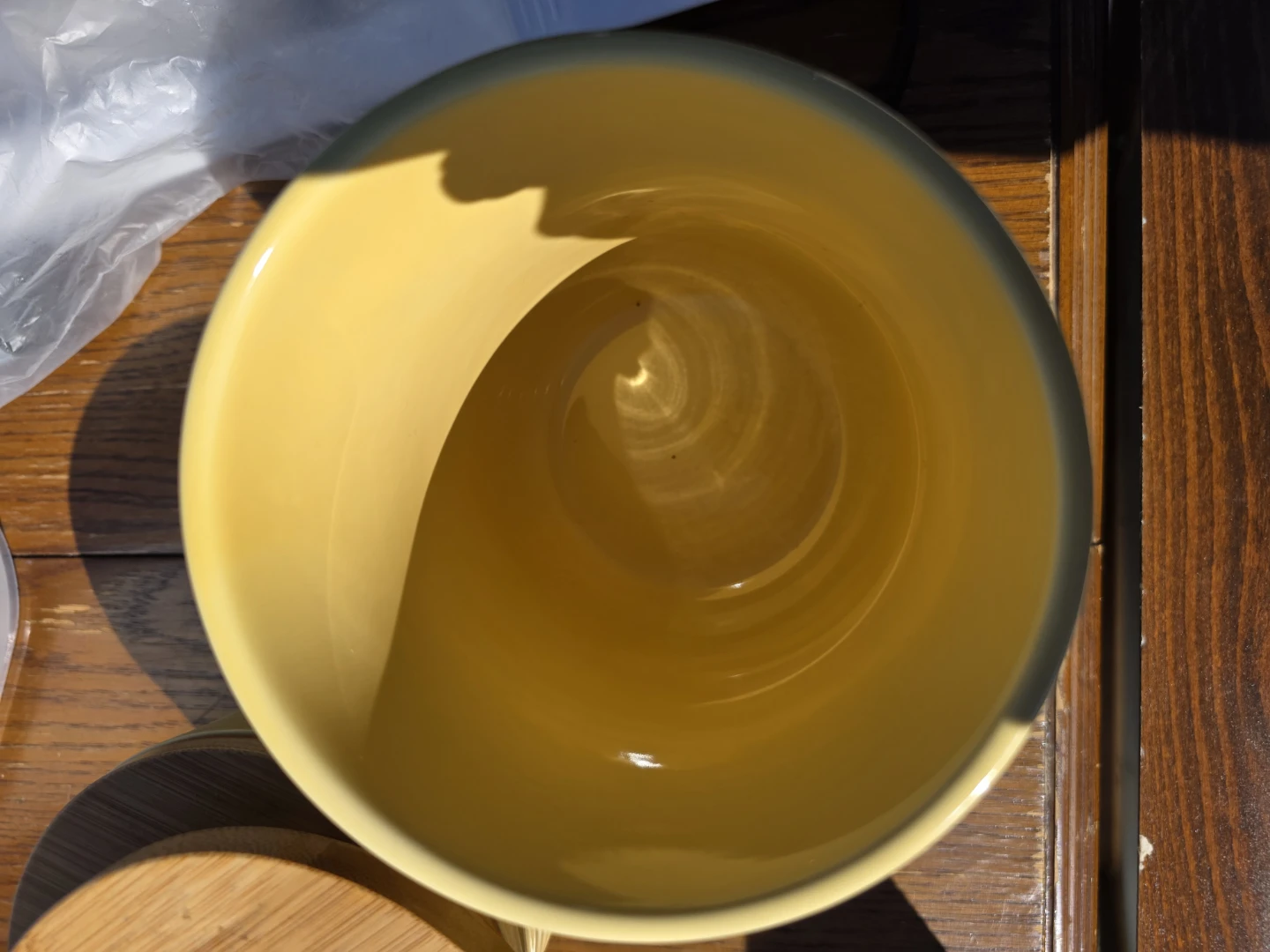 Set of Two Yellow Ceramic Canisters - photo 2