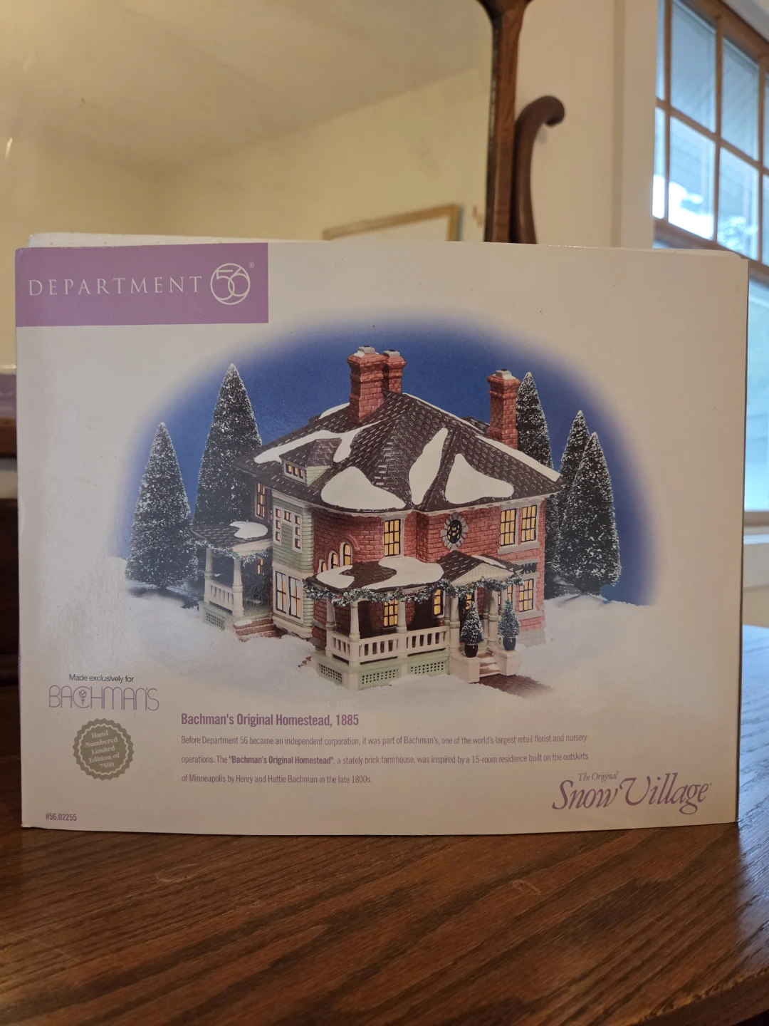 Department 56 Bachman's Original Homestead🏈