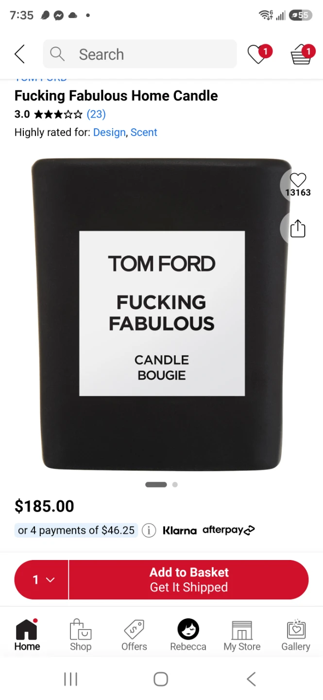 Tom Ford Fucking Fabulous Candle