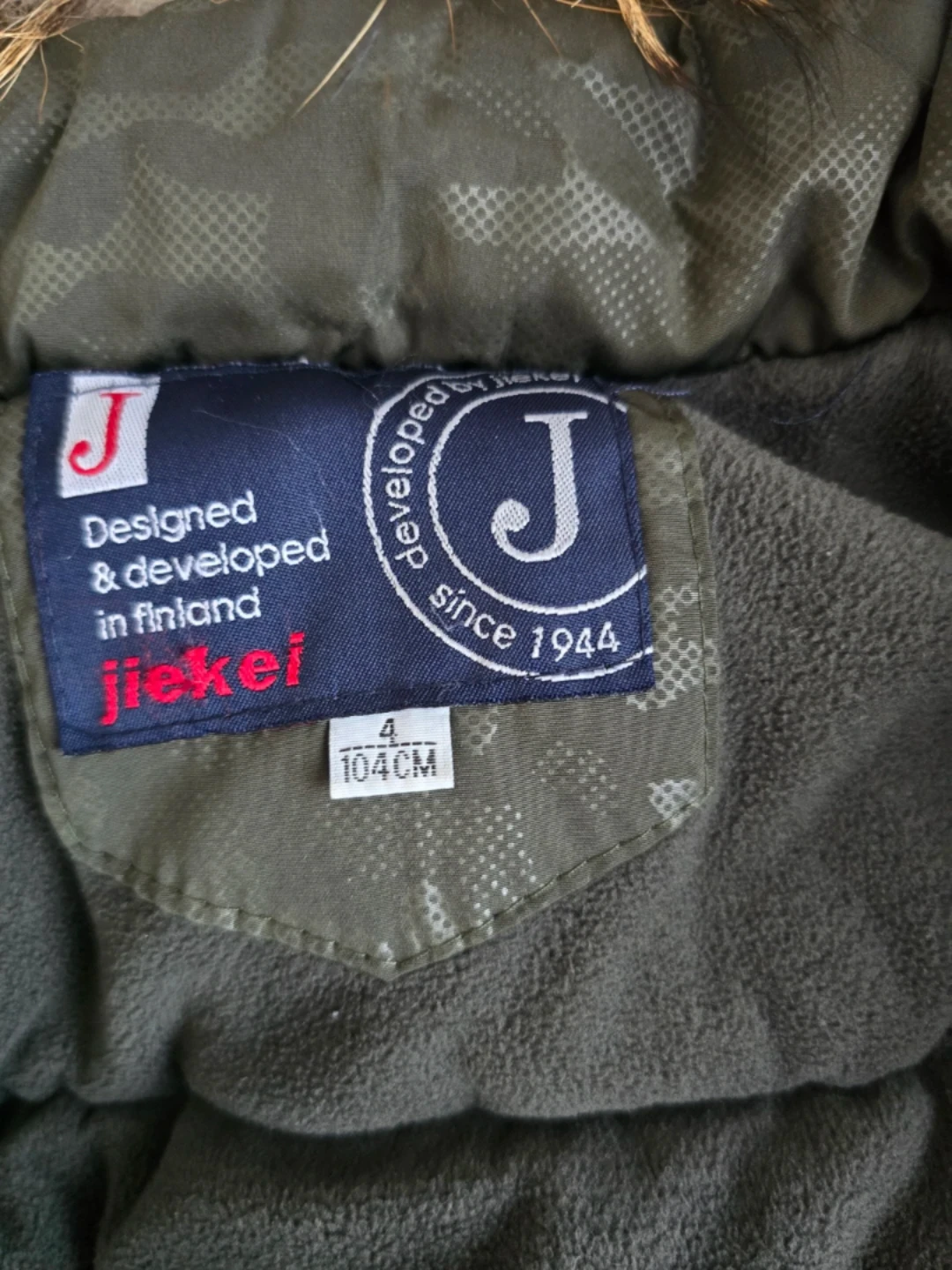 Jiekei Kids Camo Winter Jacket 4 y.o. 140 cm - photo 2