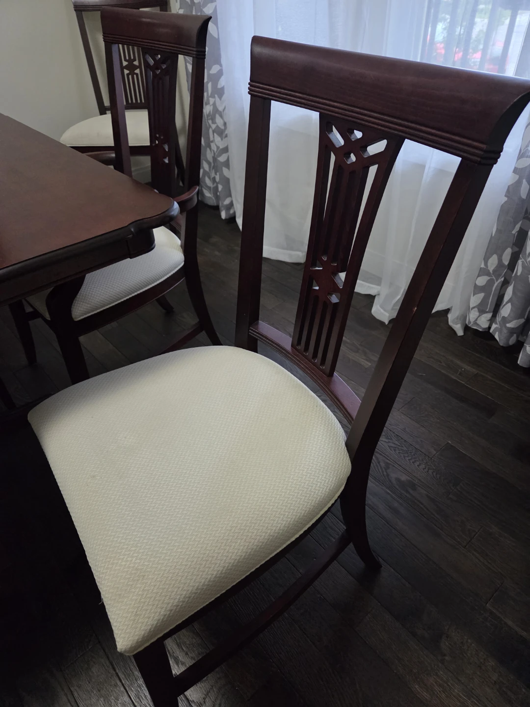 Cherry wood dining set - photo 5