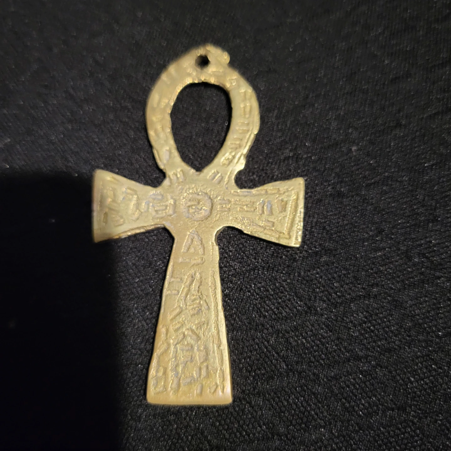 Gold-tone Egyptian Ankh Pendant