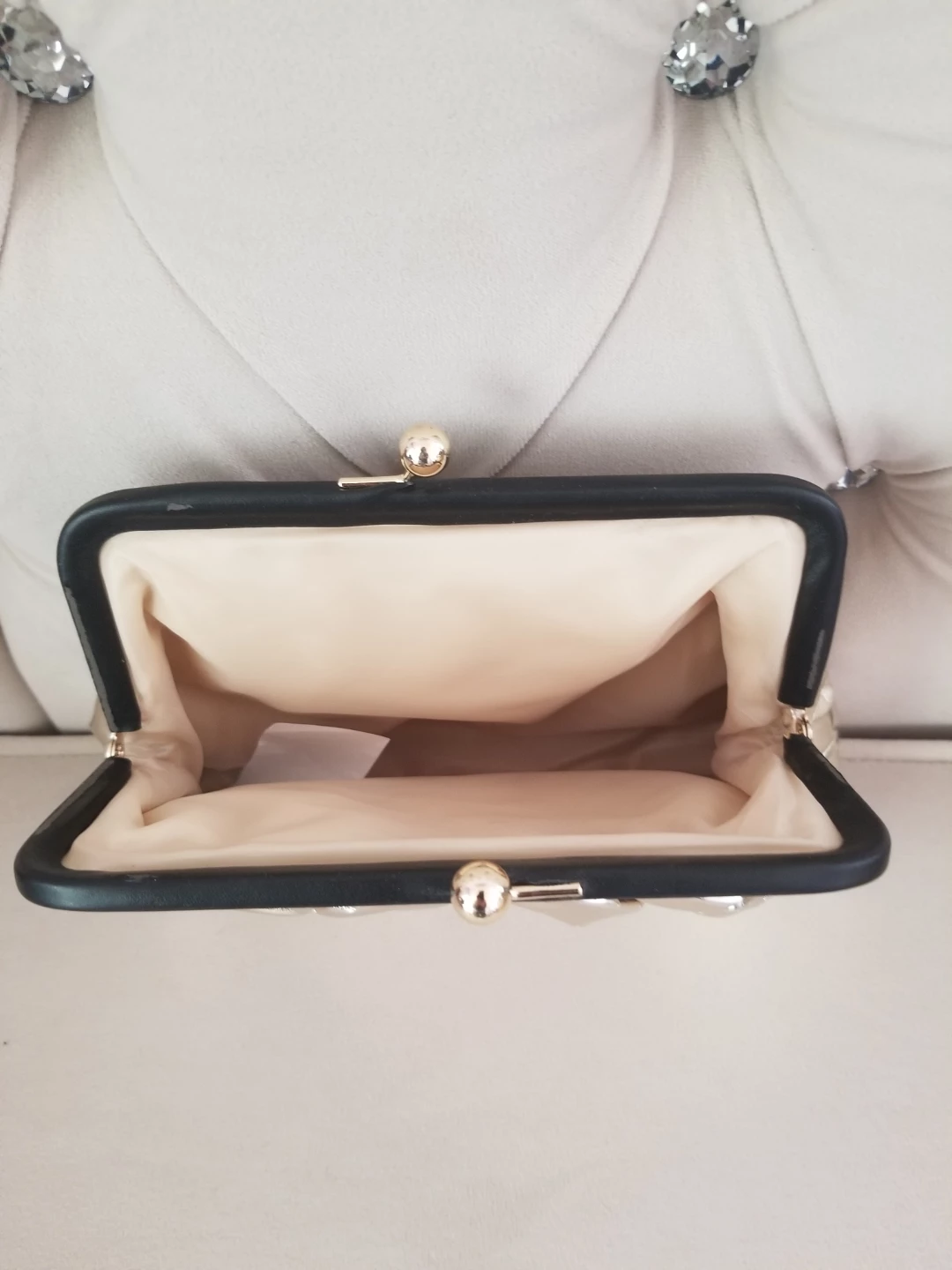 Metallic Gold Kiss-Lock Clutch - photo 2