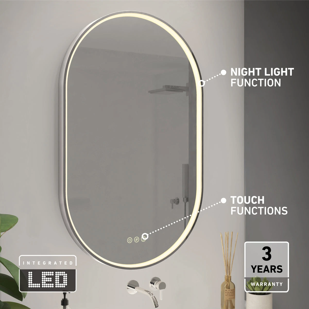LED Bathroom Mirror - photo 3