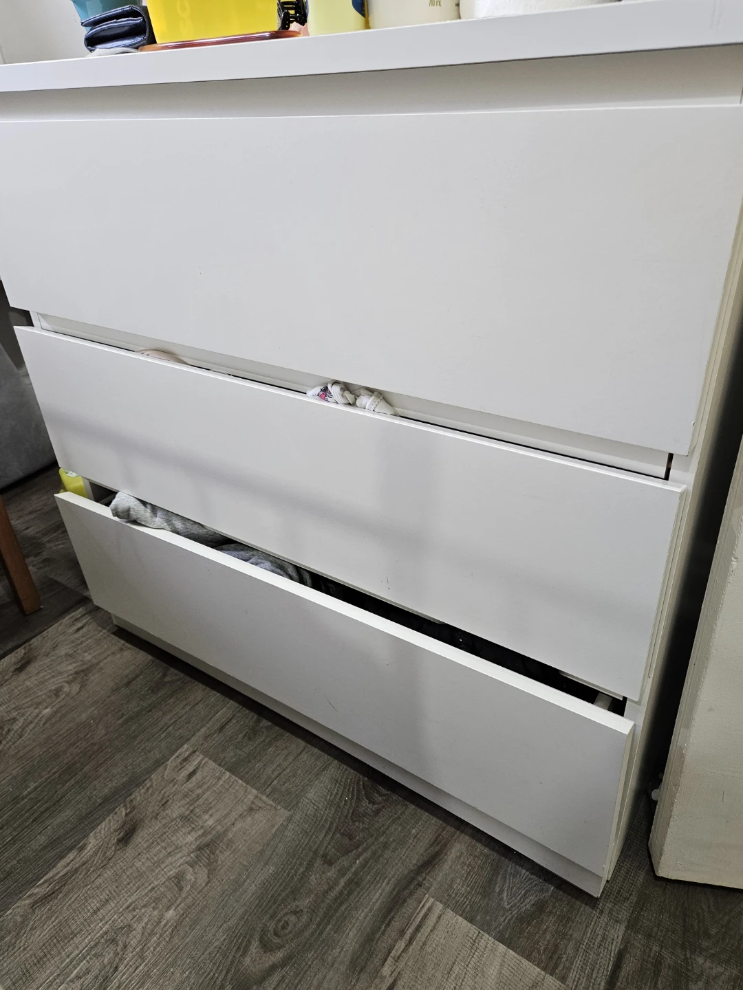IKEA Malm 3-Drawer Chest White