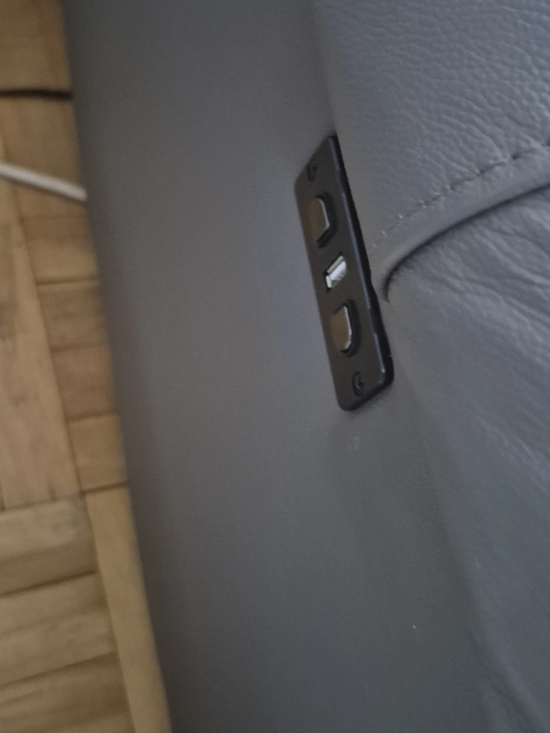 Franco Genuine Leather Recliner With USB ports - photo 3