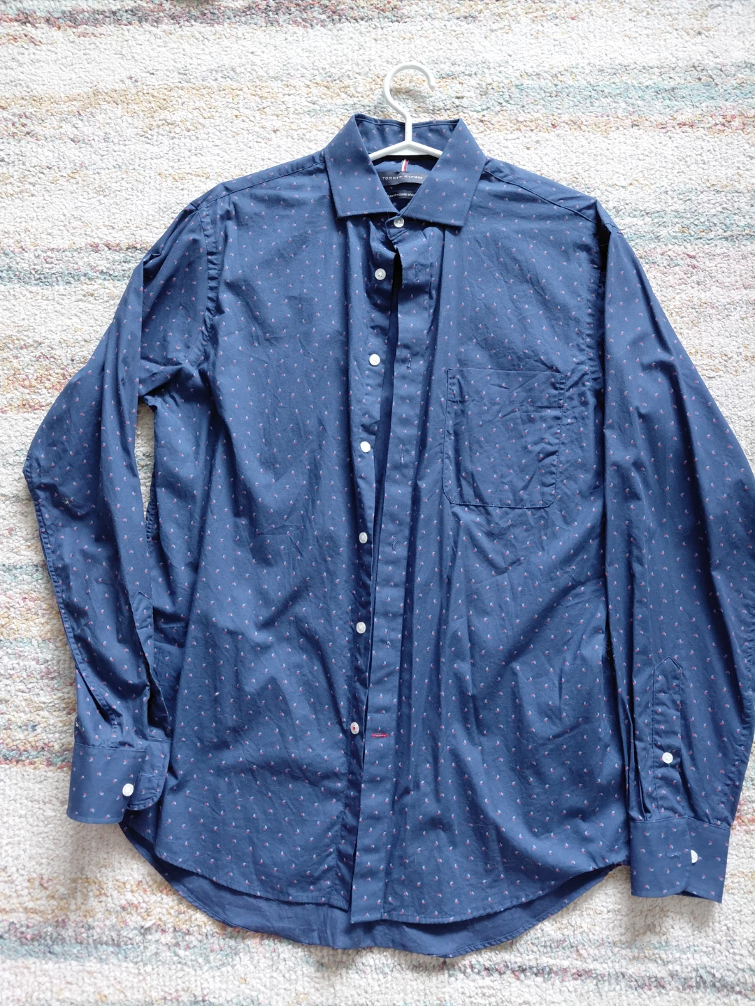 Tommy Hilfiger Blue Dress Shirt