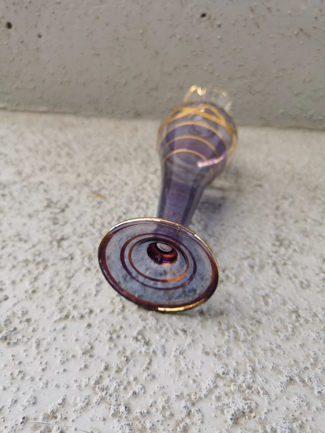 Vintage Egyptian Hand-Blown Glass Bud Vase - photo 5