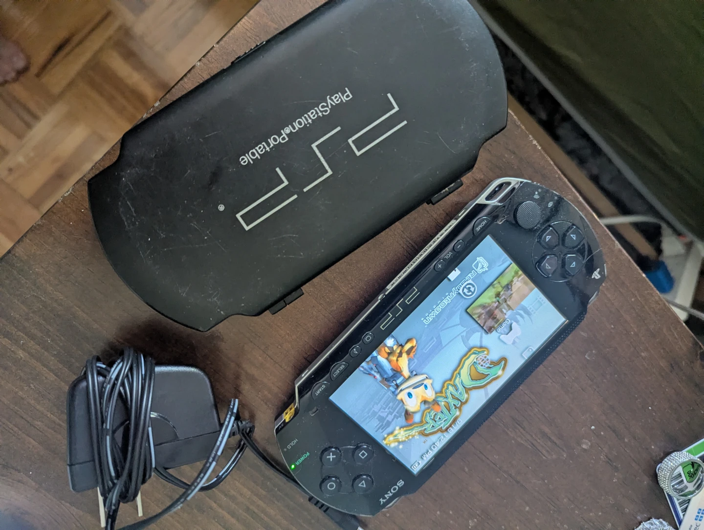 Sony PSP Console with Games and Case