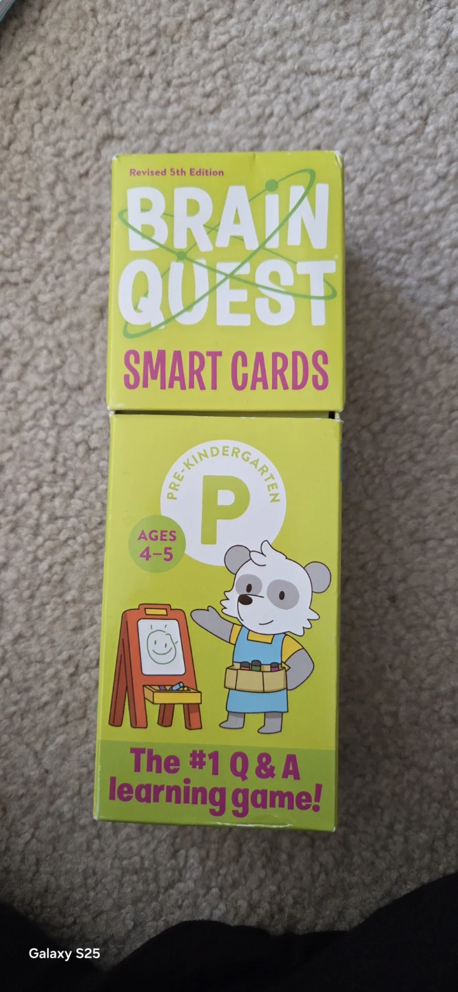 Brain Quest Smart Cards Pre-Kindergarten