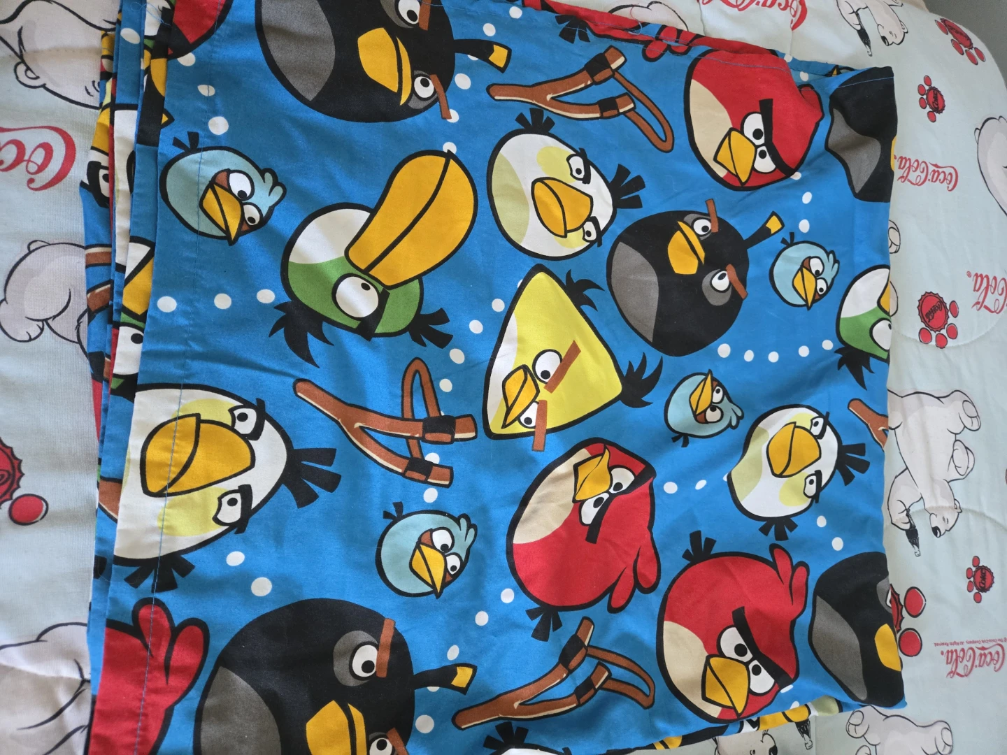ANGRY BIRDS SHEETS * Four (4) Piece Set * Full/DOUBLE - photo 2