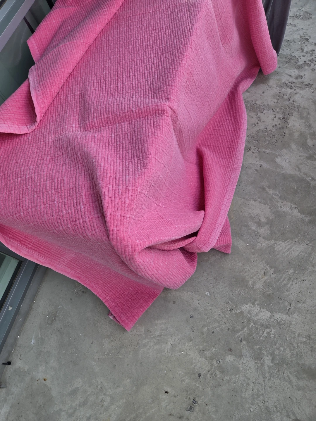 Pink Quilted Throw Blanket - photo 4