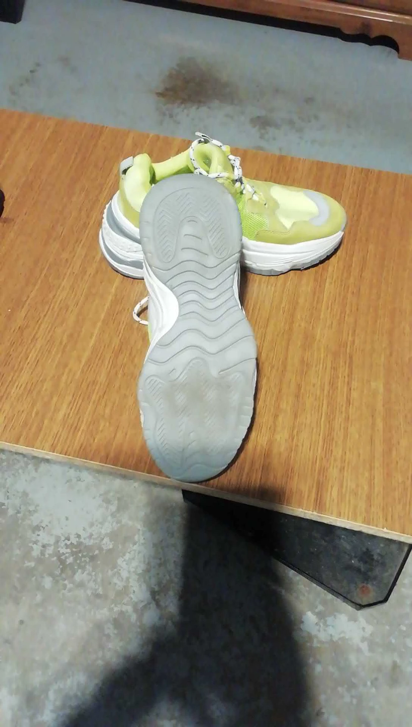 Lime Green Chunky Sneakers - photo 3