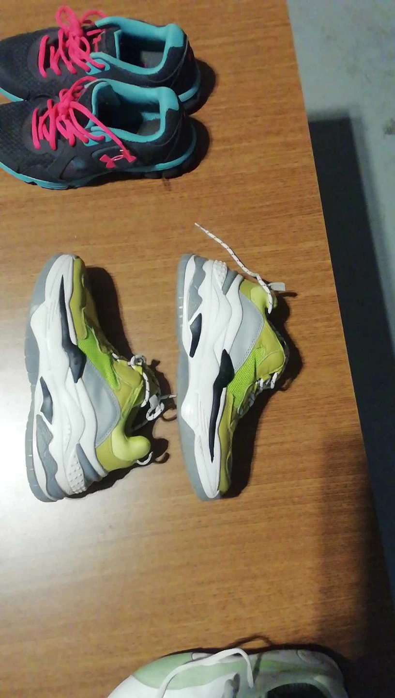 Lime Green Chunky Sneakers - photo 4