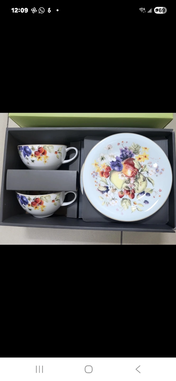 ZENHANCOOK Teacup and Saucer Set. BNIB. Gift Idea