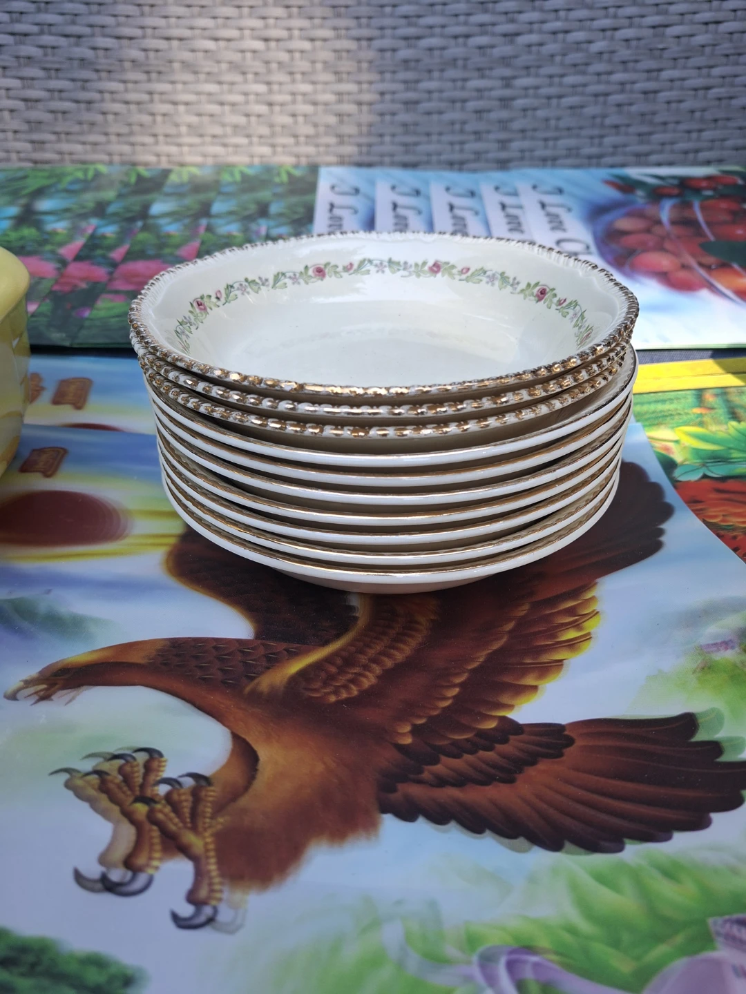 Vintage Home Bundle: Placemats, Fine China, Brass Knobs & Decor - photo 2