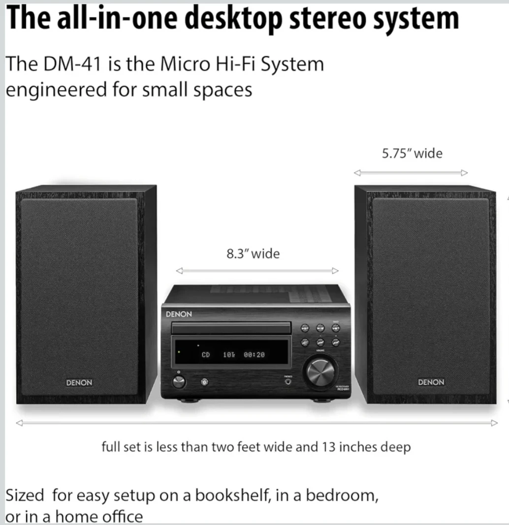 Denon D-M41 Mini Hi-Fi System - photo 4