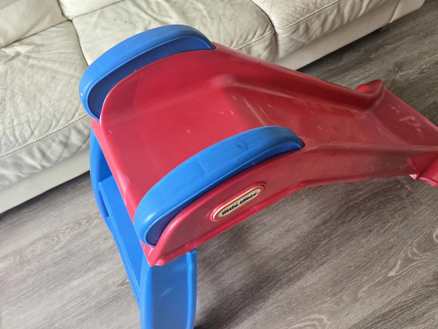 Little Tikes red and blue toddler slide - photo 2