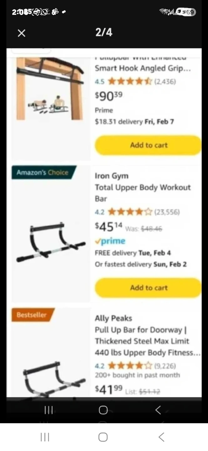 Iron Gym Pro Fix Total Upper Body Workout Steel Bar - photo 2