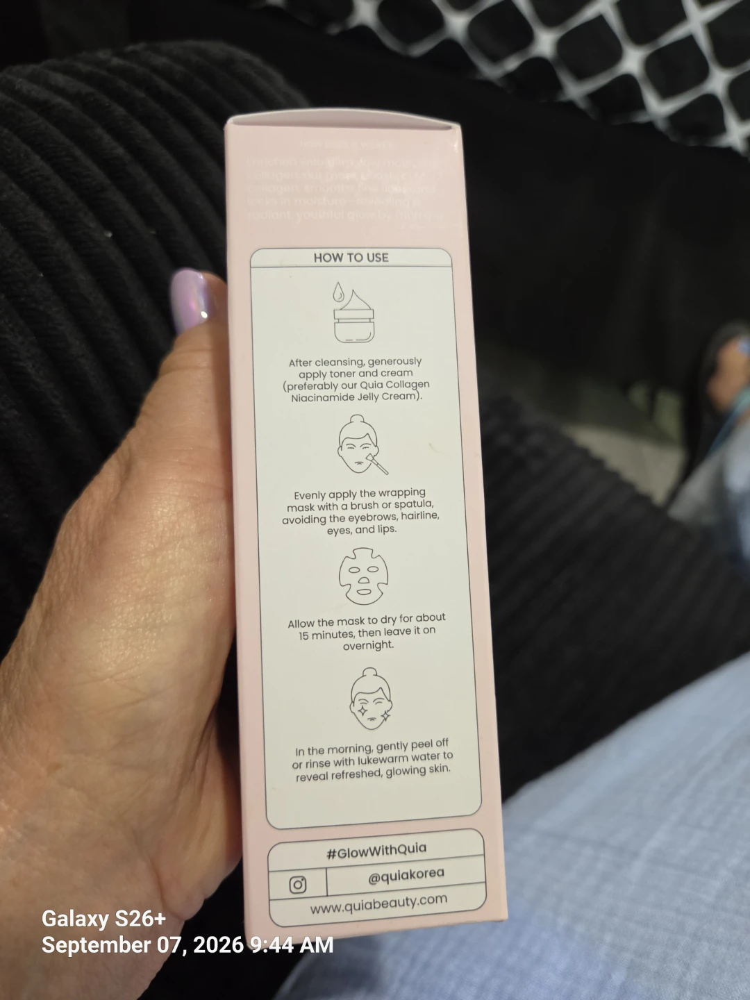 QUIA Kojic Acid Turmeric Overnight Wrapping Mask - photo 3