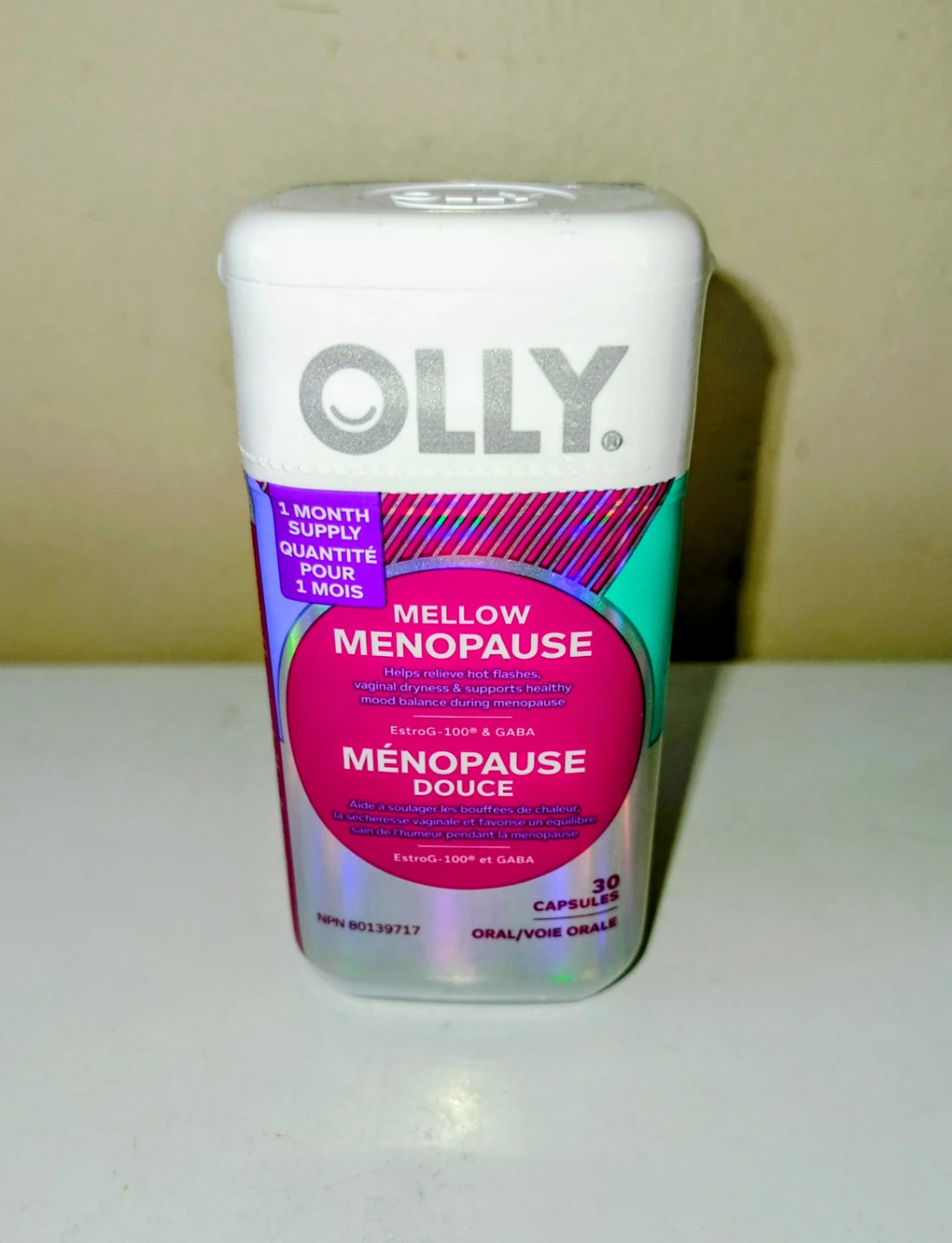 Sealed-30ct OLLY Mellow Menopause
