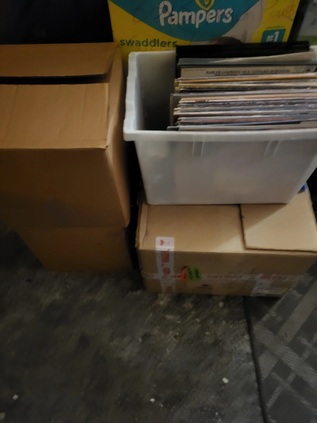 Large Collection of Vinyl Records