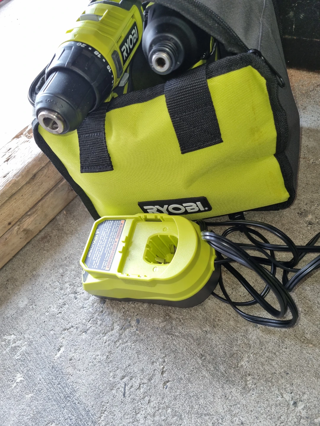 Ryobi 18V ONE+ Drill and Impact Driver Kit - photo 2
