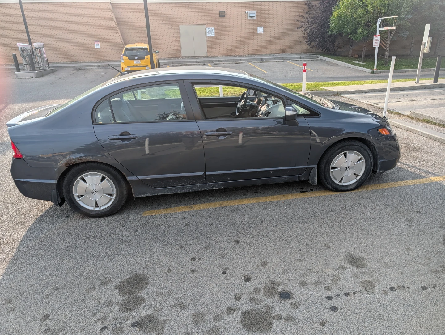 2008 Dark blue Honda Civic Hybrid - photo 5