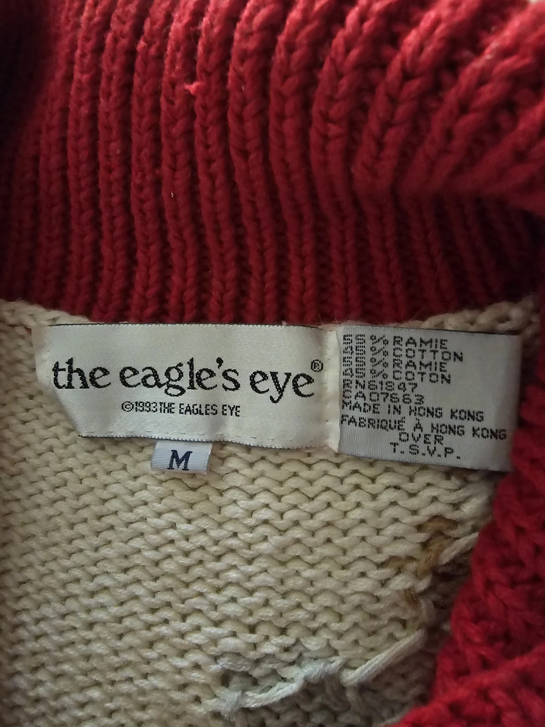 Vintage The Eagle's Eye Kitchen Themed Cardigan - photo 3