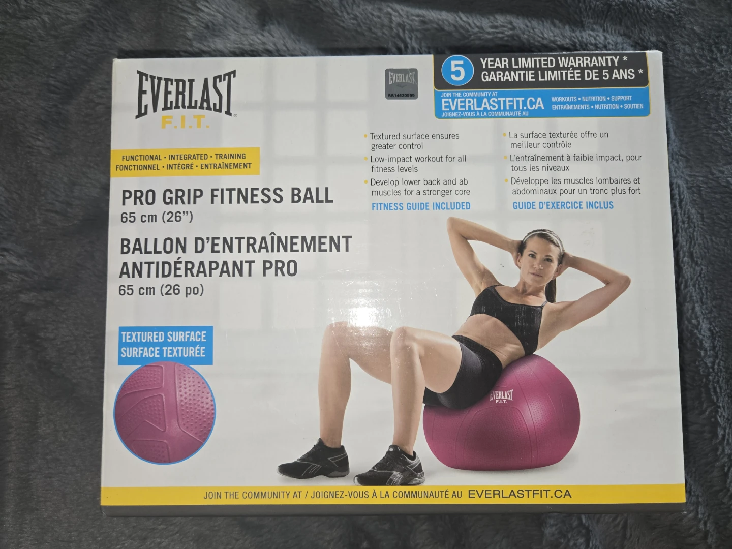 Everlast Pro Grip Fitness Ball 65 cm (26")