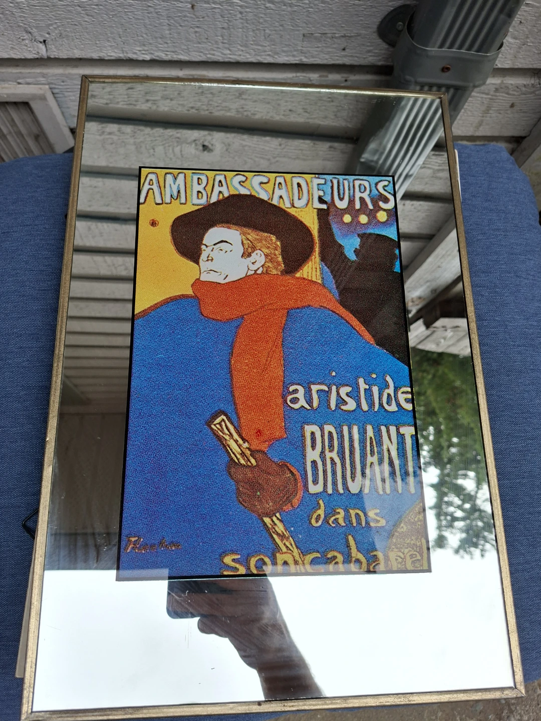 Vintage Aristide Bruant Mirror - photo 2