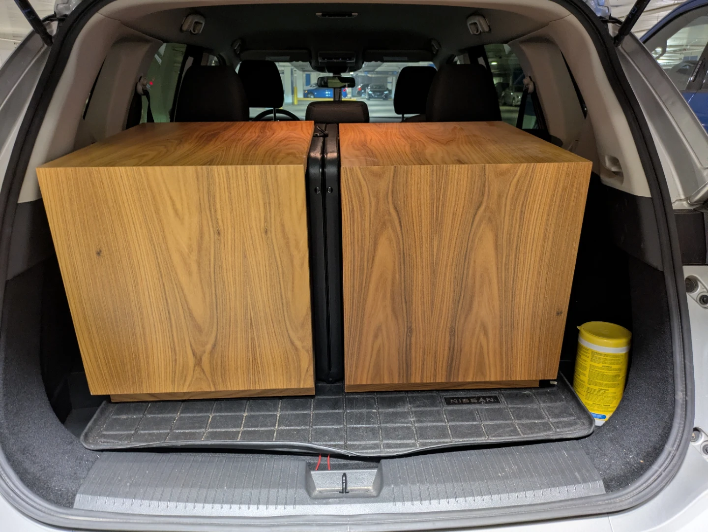 Two wooden side tables - photo 2