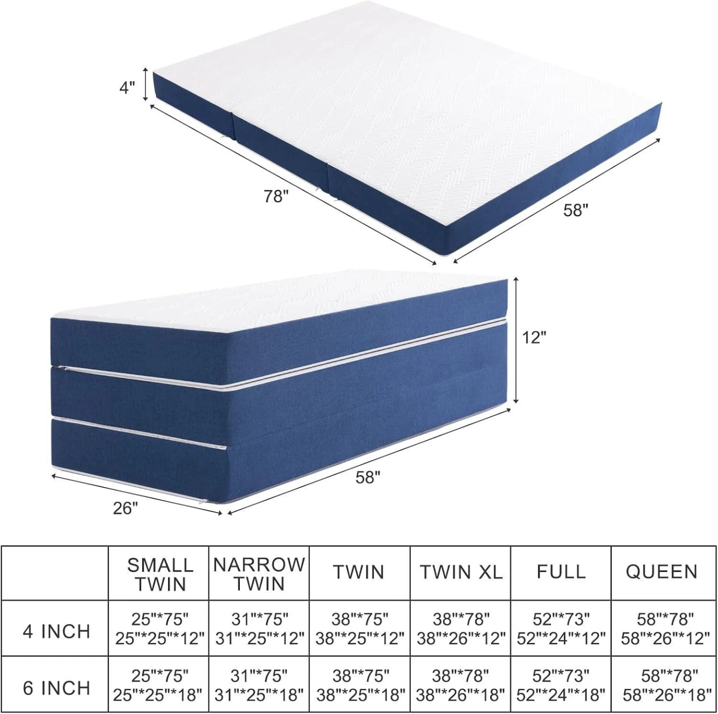 Folding Foam Mattress - photo 2