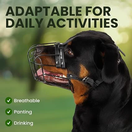 Bronzedog Metal Wire Basket Muzzle - photo 2