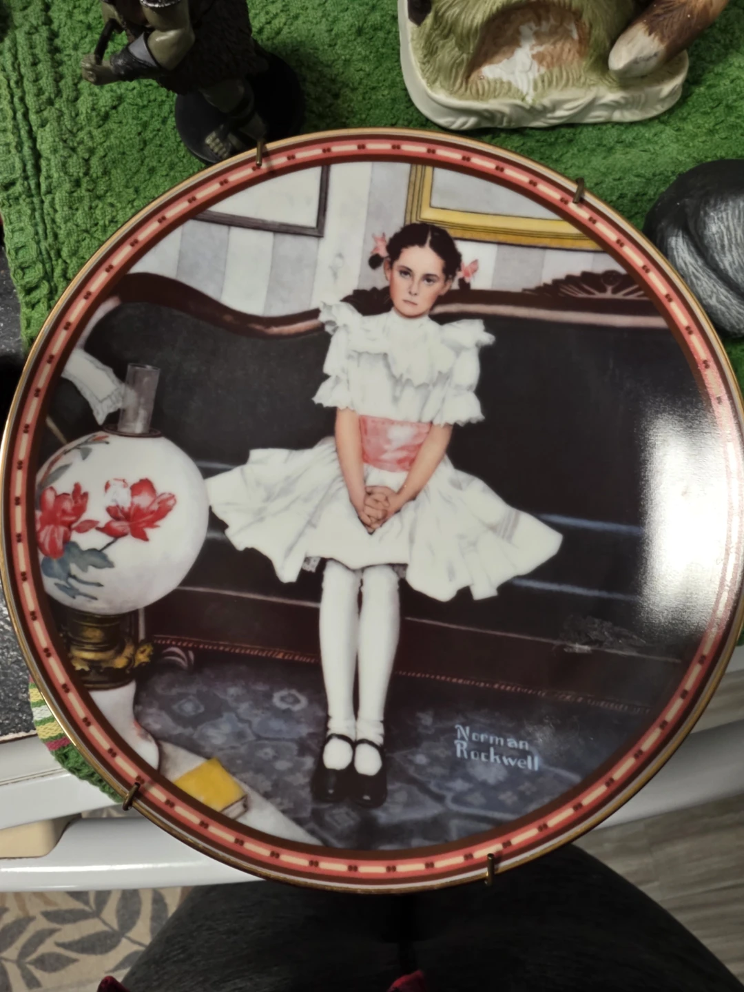 Norman Rockwell Sitting Pretty Collector Plate