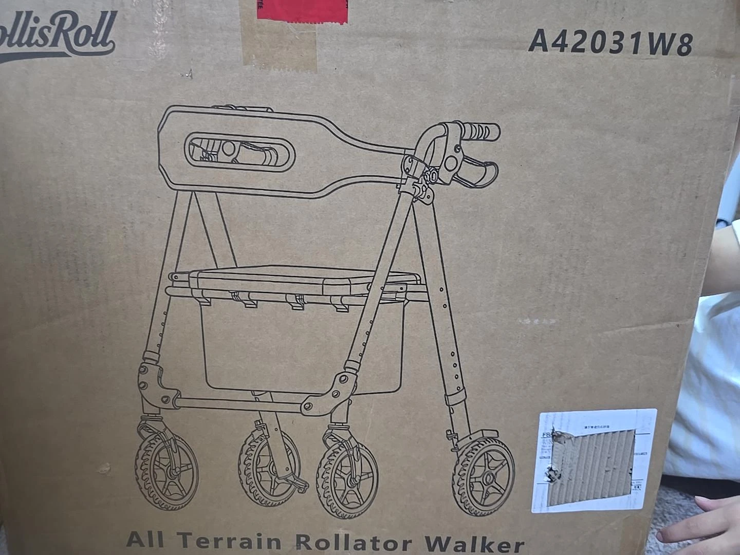 OasisRoll All Terrain Rollator Walker A42031W8