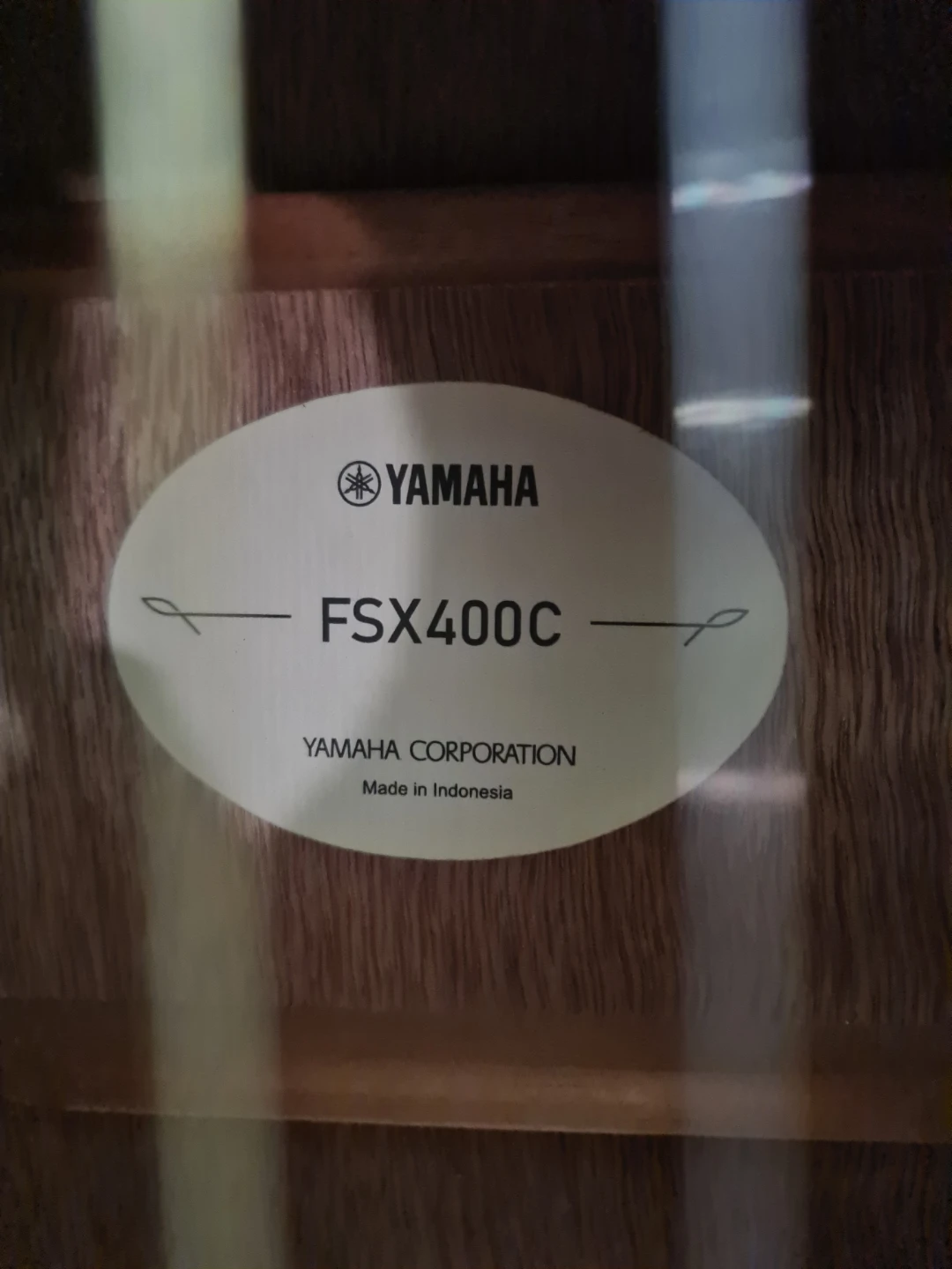 YAMAHA FSX400C  -  Acoustic electric guitar (LIKE NEW) - photo 2
