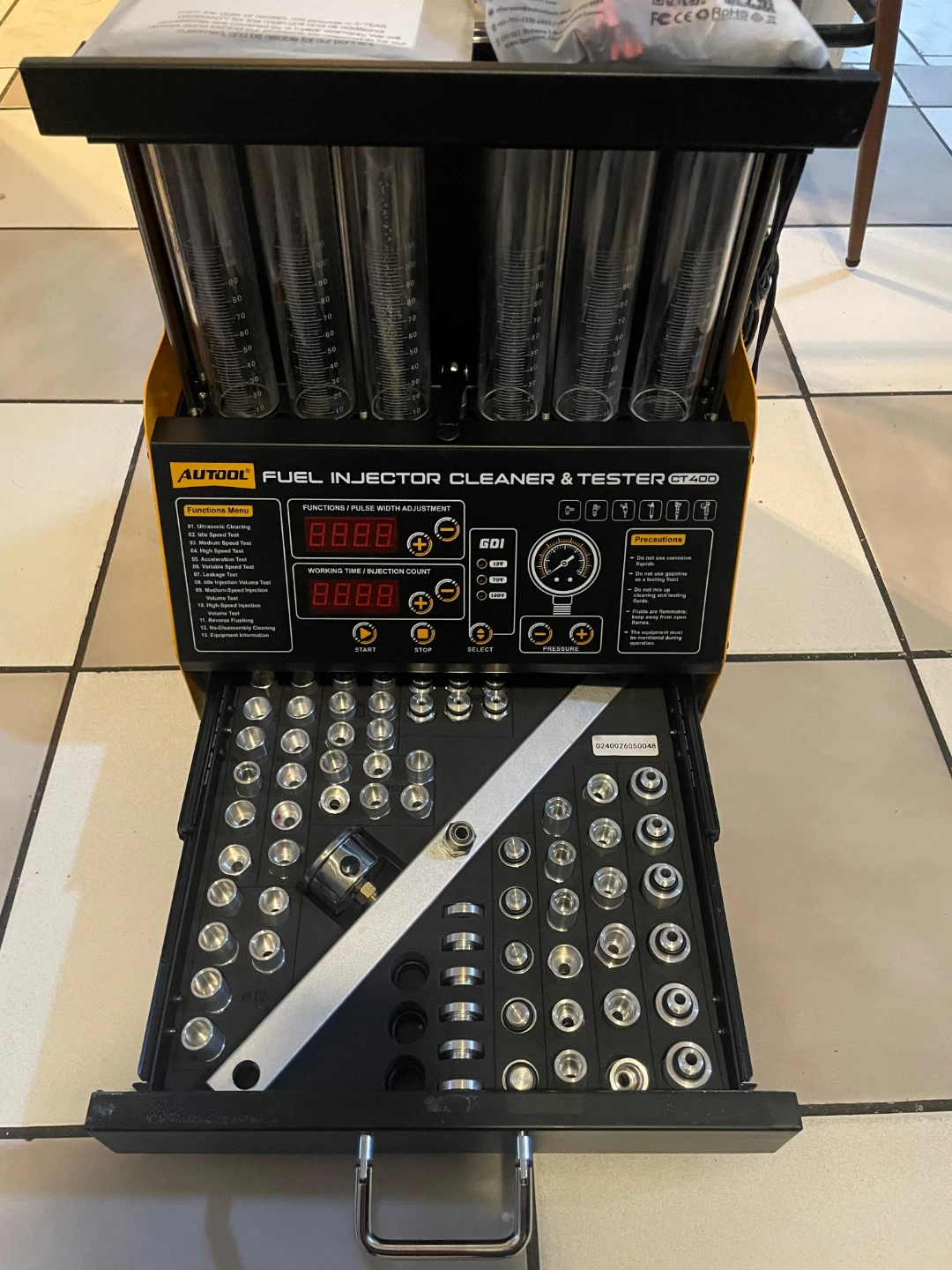 AUTOOL CT400 Fuel Injector Cleaner and Tester - photo 3