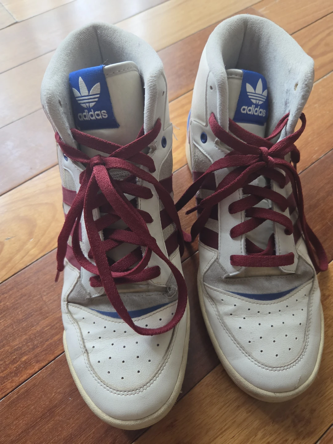 Adidas high-top sneakers