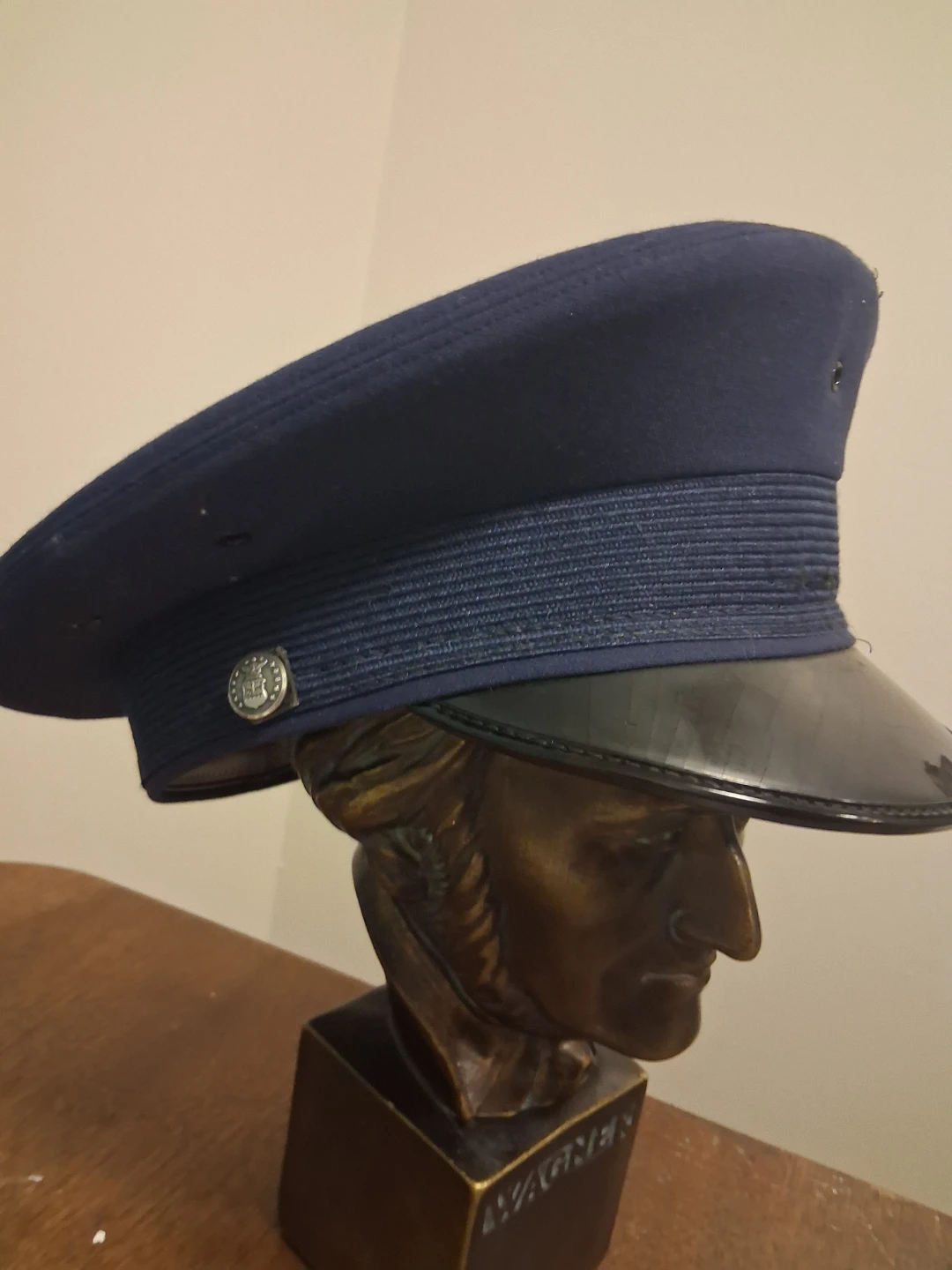 Vintage Uniform Service Cap Police Costume Hat - photo 3
