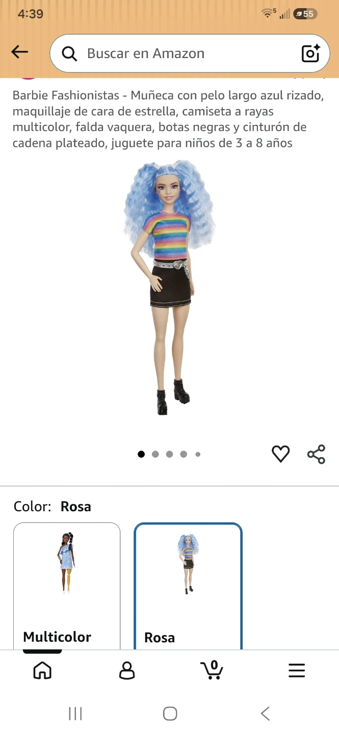 Barbie Fashionistas Doll with Blue Crimped Hair - photo 2