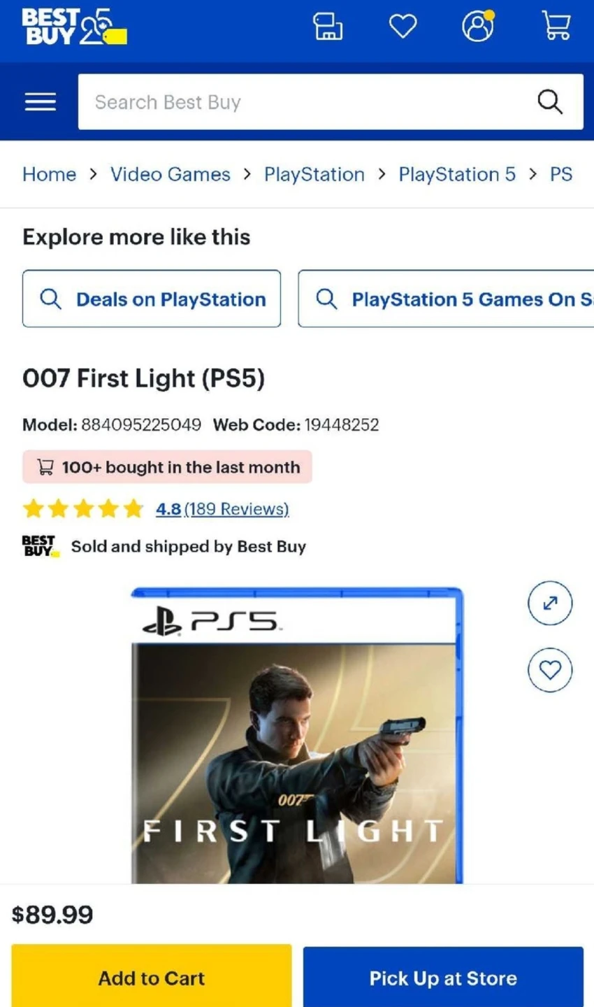 007 First Light for PlayStation 5 (PS5) - photo 5