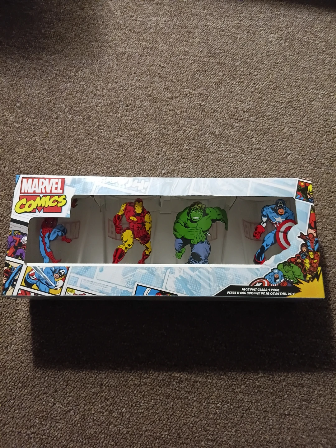 Marvel Comics 4-Pack Pint Glasses - photo 2